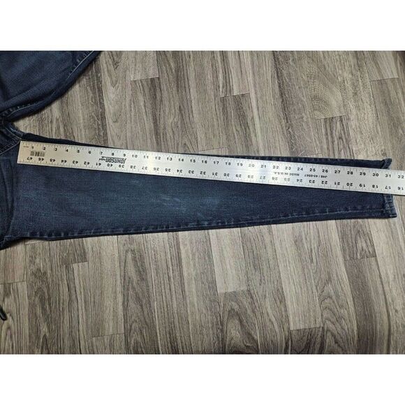 Kut From The Kloth Womens Size 4 Whiskered Skinny Denim Blue Jeans - Picture 9 of 11